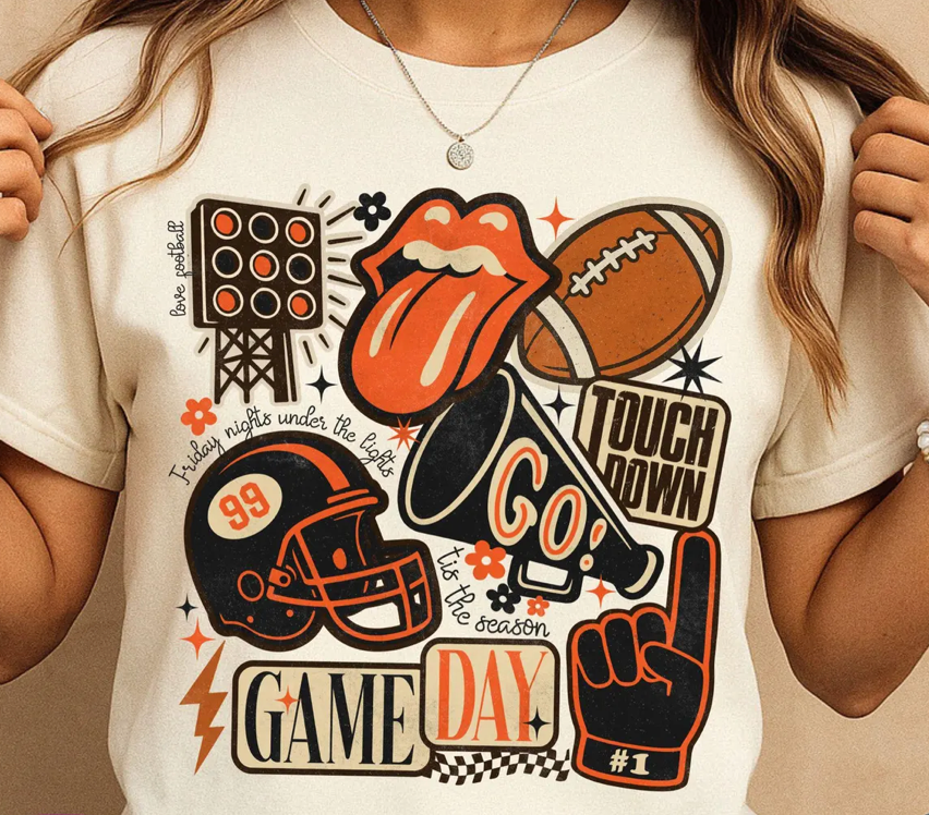 Football Tee Comfort Color