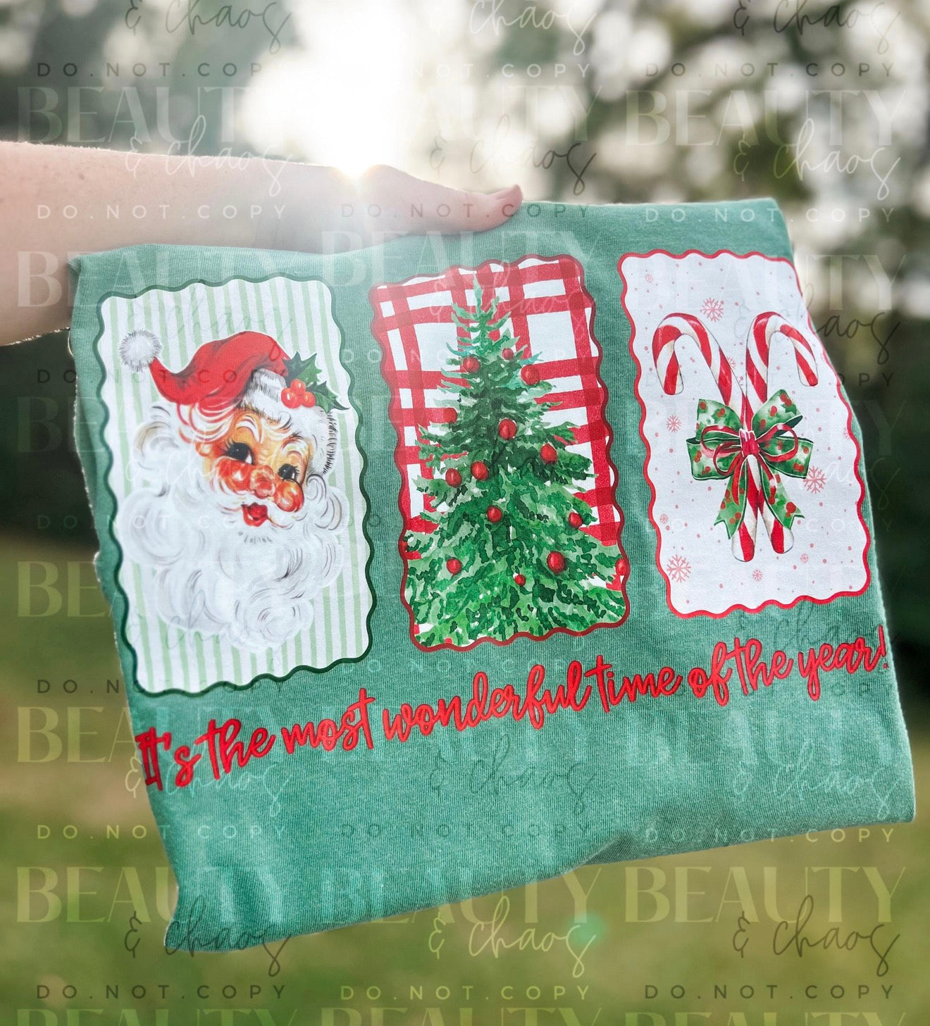 Santa collage comfort color