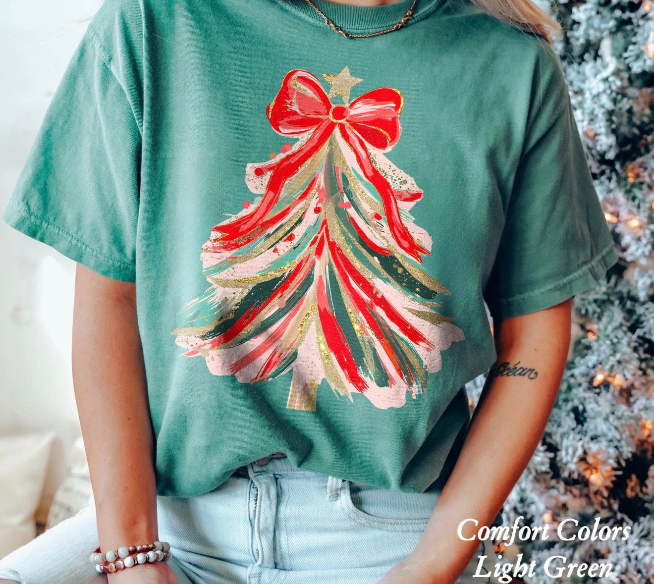 Christmas airbrush tree