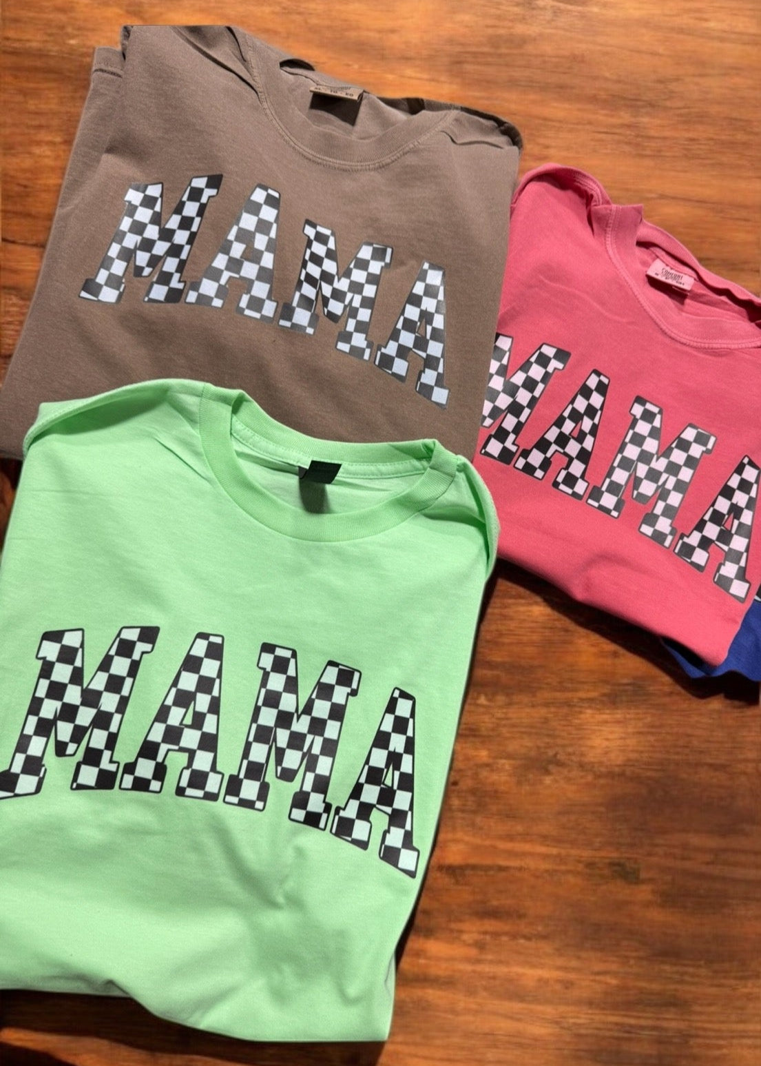 Checkered Mama Gildan Tee