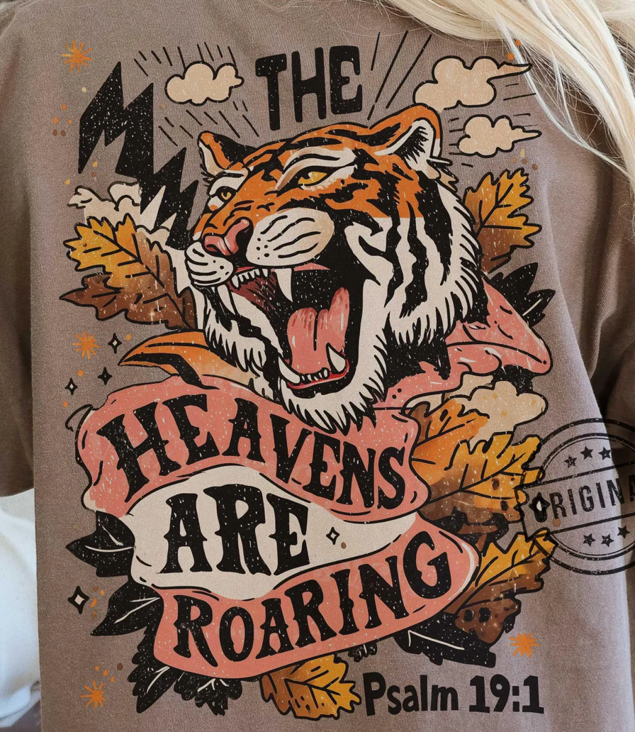 The heavens are roaring