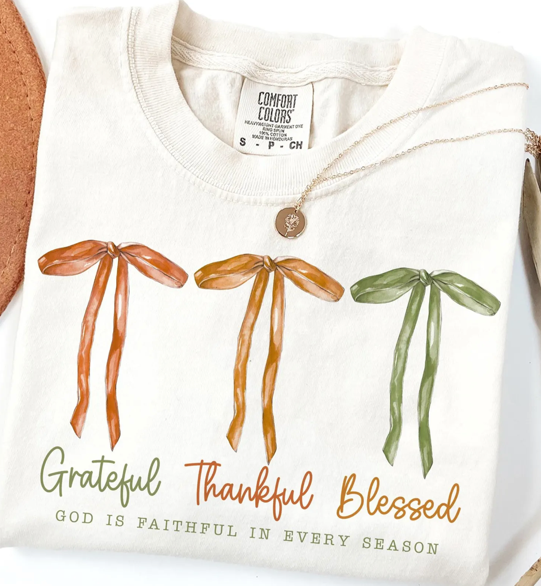 Grateful Thankful Blessed