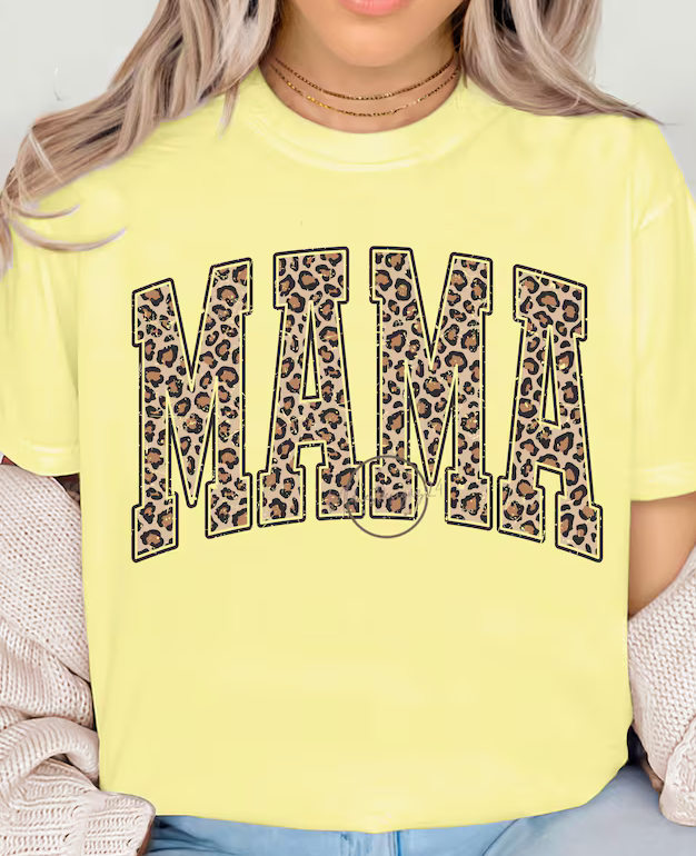 Cheetah Mama Comfort tee