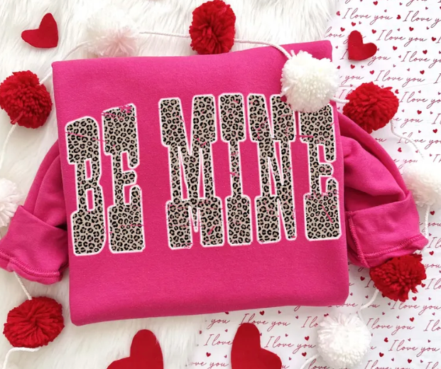 Be Mine Cheetah valentine