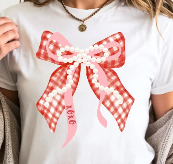 XoXo Checkered Bow