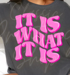 IT IS WHAT IT IS SWEATSHIRT