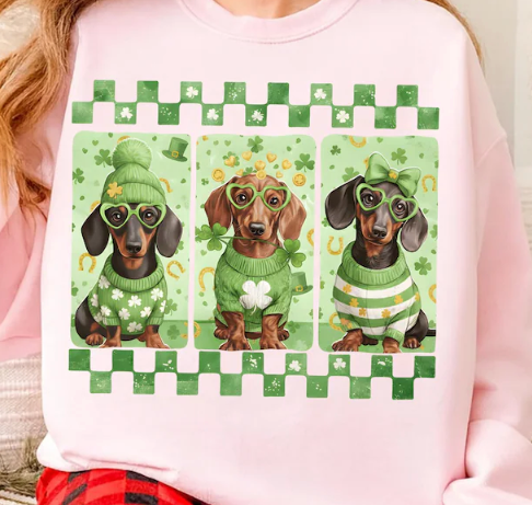 st Patricks day dachshund